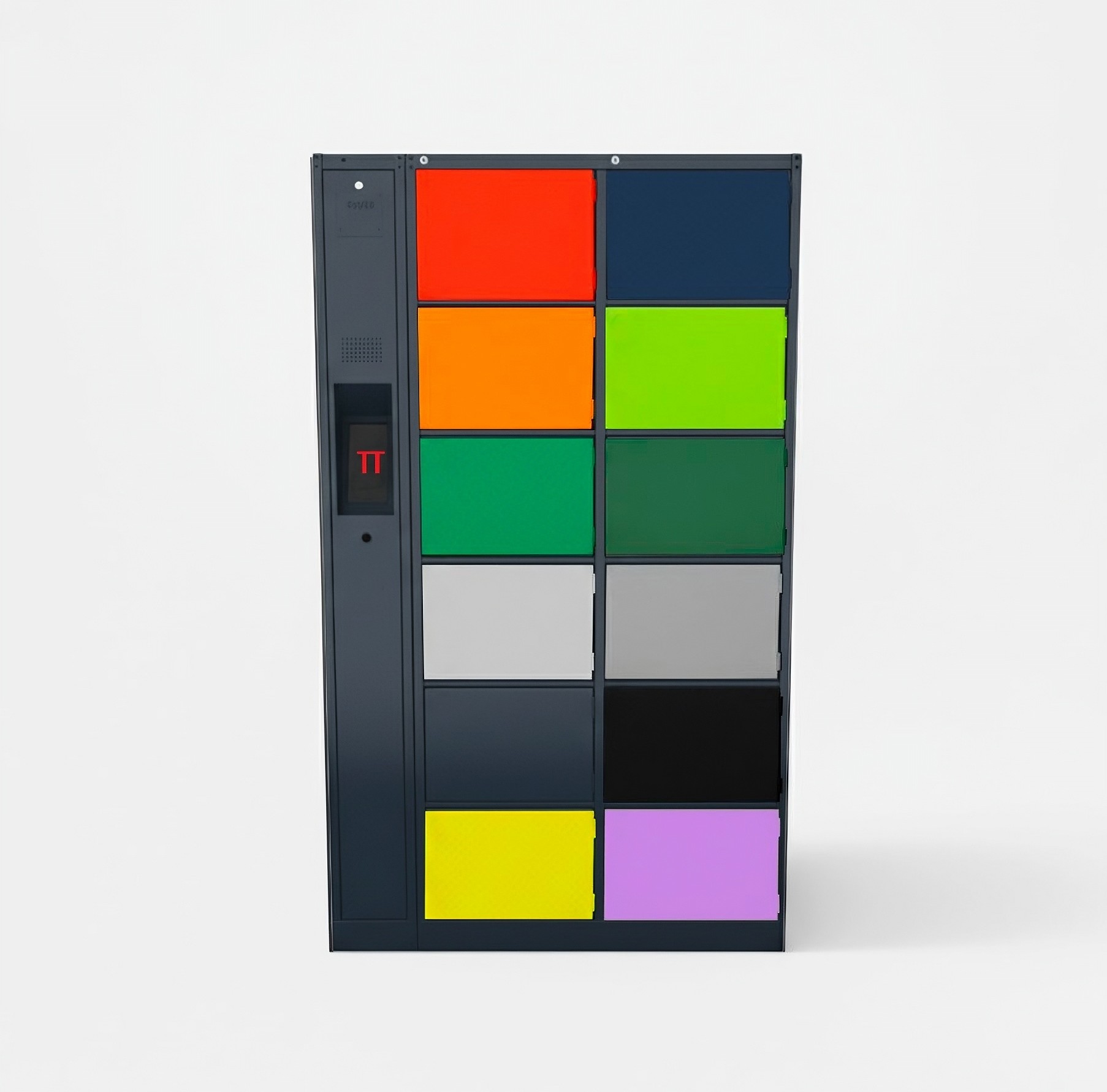 Smart Locker FATTO com portas coloridas